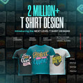 2 Million+ T-Shirt Designs with Reselling Rights